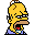 Drooling Homer icon